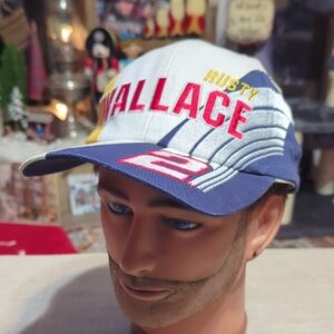 Rusty Wallace NASCAR 50th Anniversary 1998 Snapback Hat. 
